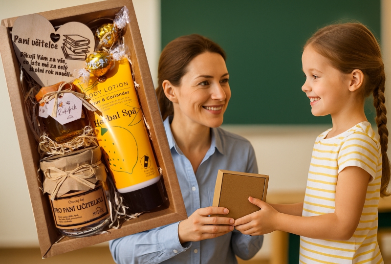 Dárková sada pro paní učitelku