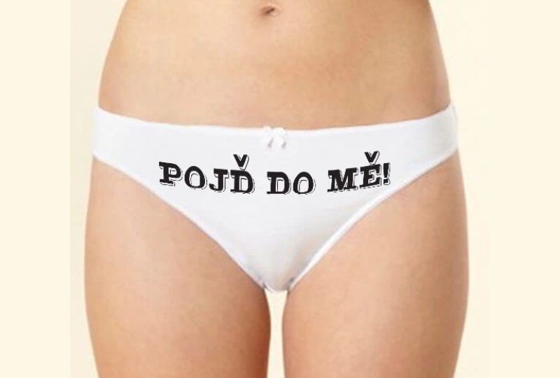 Kalhotky s potiskem