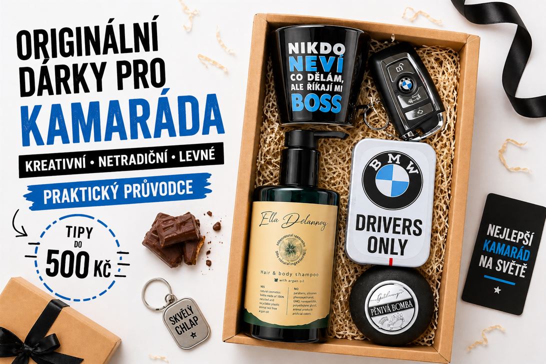 Kde najít nejlevnější kreativní dárky pro kamaráda, který miluje netradiční věci? Praktický průvodce + tipy do 500 Kč
