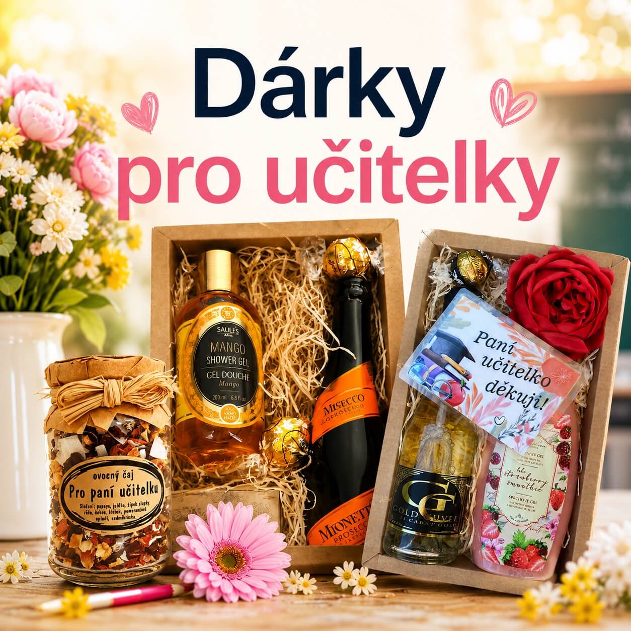 Dárky pro učitelky