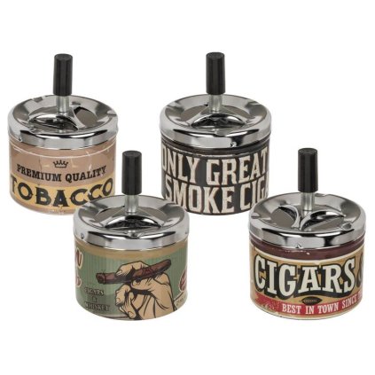 Cigaretový popelník otočný
