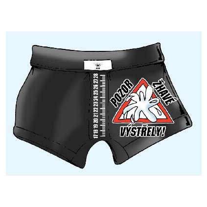 Trenýrky - Pozor, žhavé výstřely - vel. XL