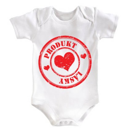Dětské body - Produkt lásky - vel. 62-68