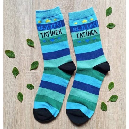 Veselé ponožky Nejlepší tatínek