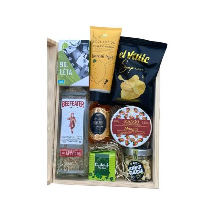 Dárkový dřevěný box Beefeater