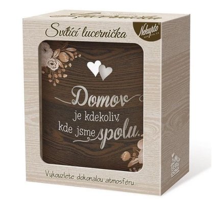 Lucerna Domov je kdekoliv, kde jsme spolu