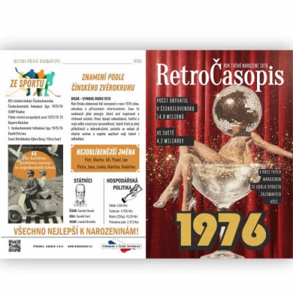 RetroČasopis 1976 – Rok tvého narození