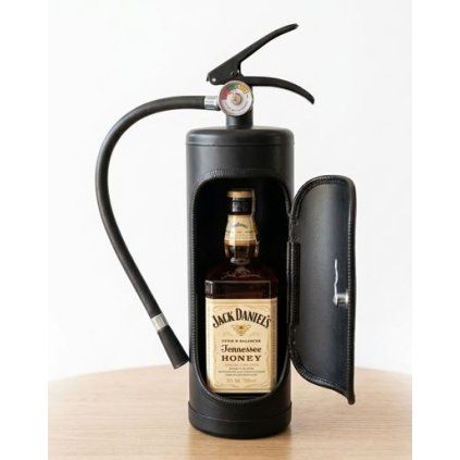 Minibar v hasicím přístroji- Jack Daniel's Honey