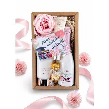 Poděkování paní učitelce – Pink Essence