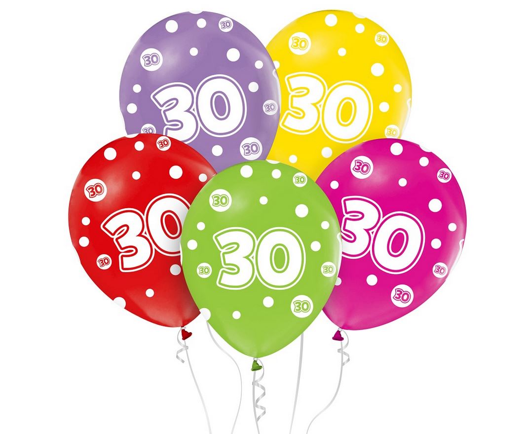 Narozeninové balónky 30