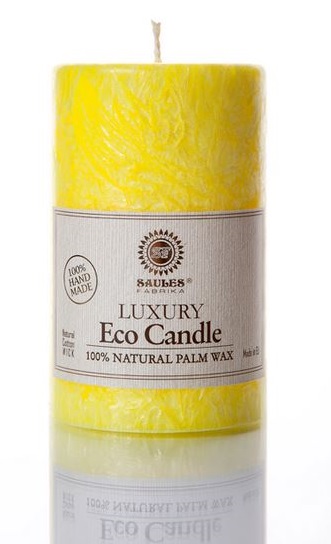 Svíčka Luxury žlutá