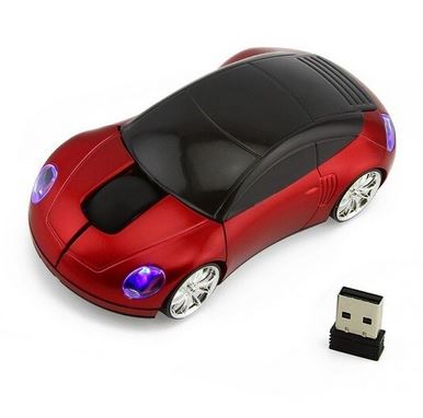 Optická myš auto červená