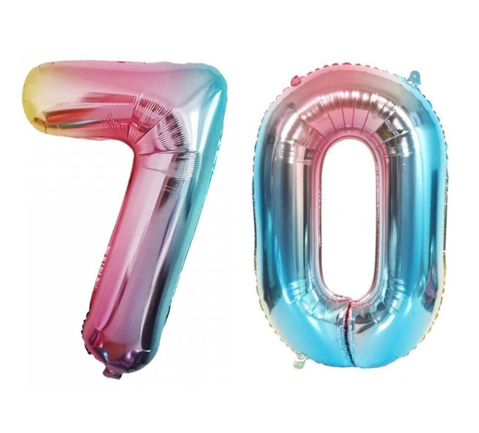 Narozeninové balónky 70