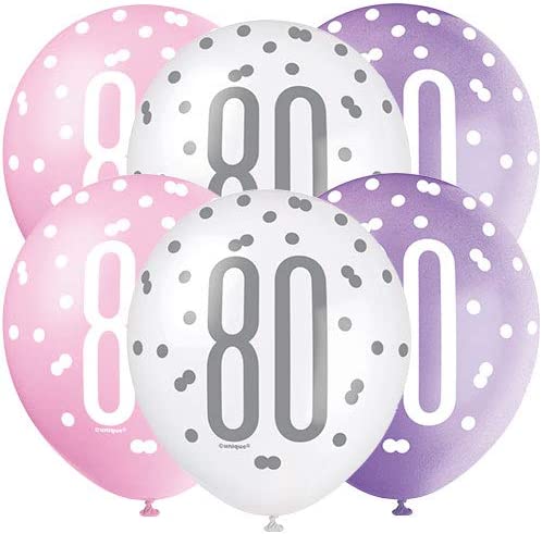 Narozeninové balónky 80