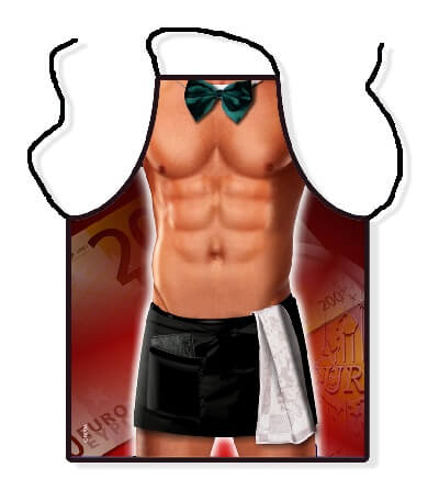 Kuchyňská zástěra- Číšník