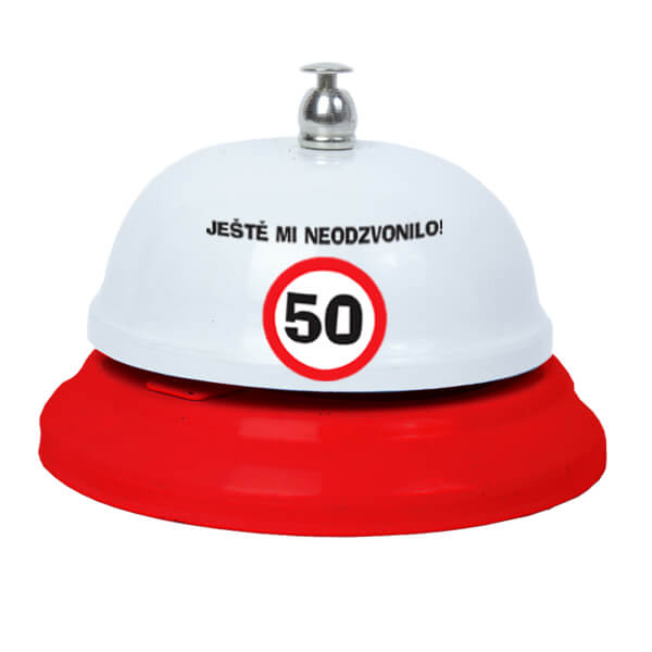 Stolní zvoneček padesátka