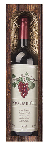 Dárkové víno babičce