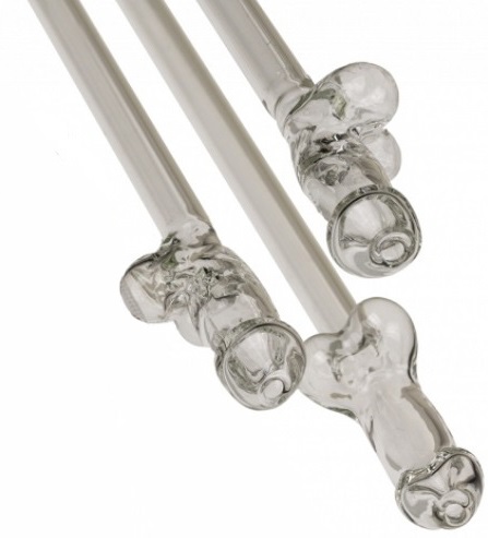 Skleněná brčka penis