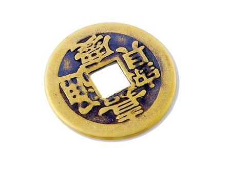 Čínská mince štěstí