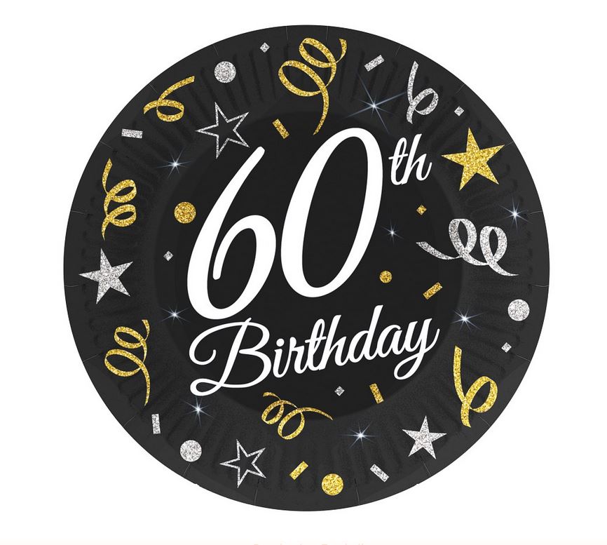 Narozeninový talířek 60