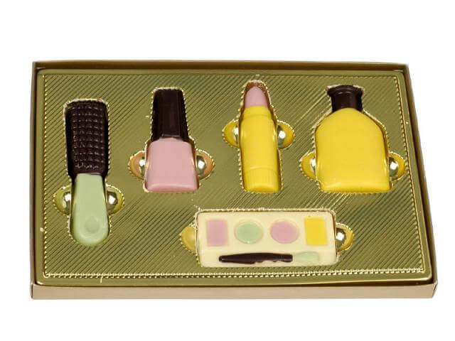 Kosmetická sada z čokolády