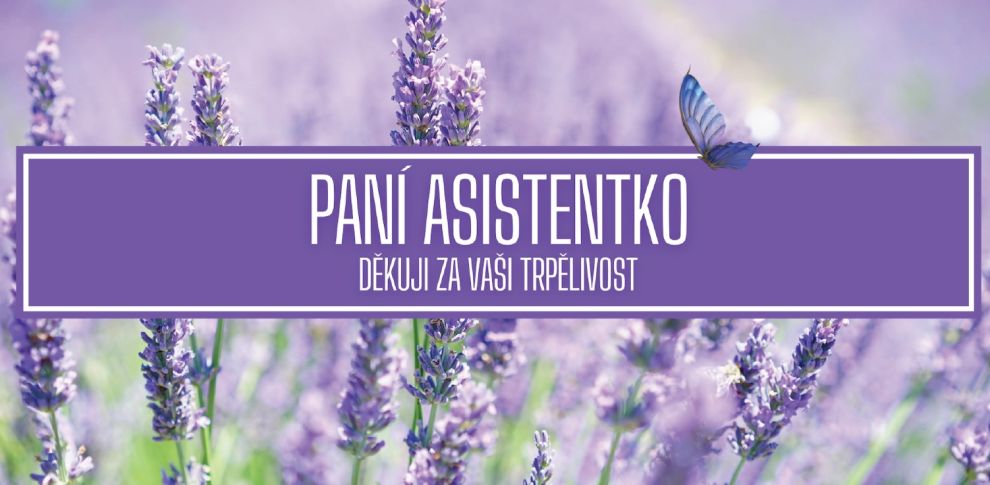Čokoláda Paní asistentko děkuji