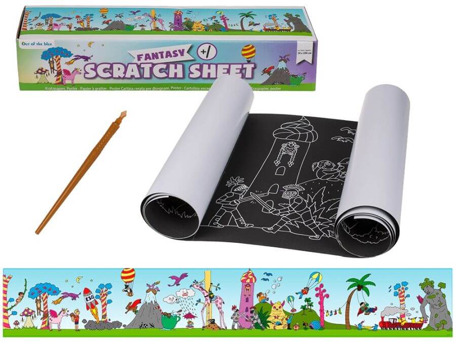 Stírací plakát pro děti