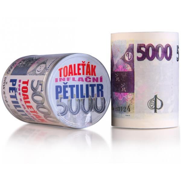Toaletní papír pětitisícovka