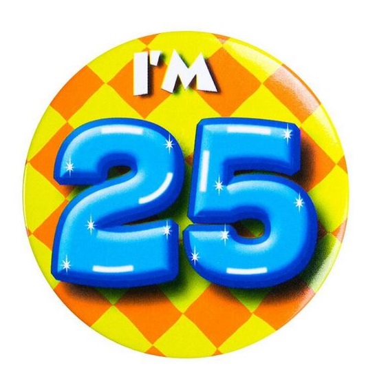 Narozeninová placka 25