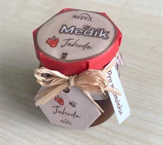 Minimedík pro maminku jahoda