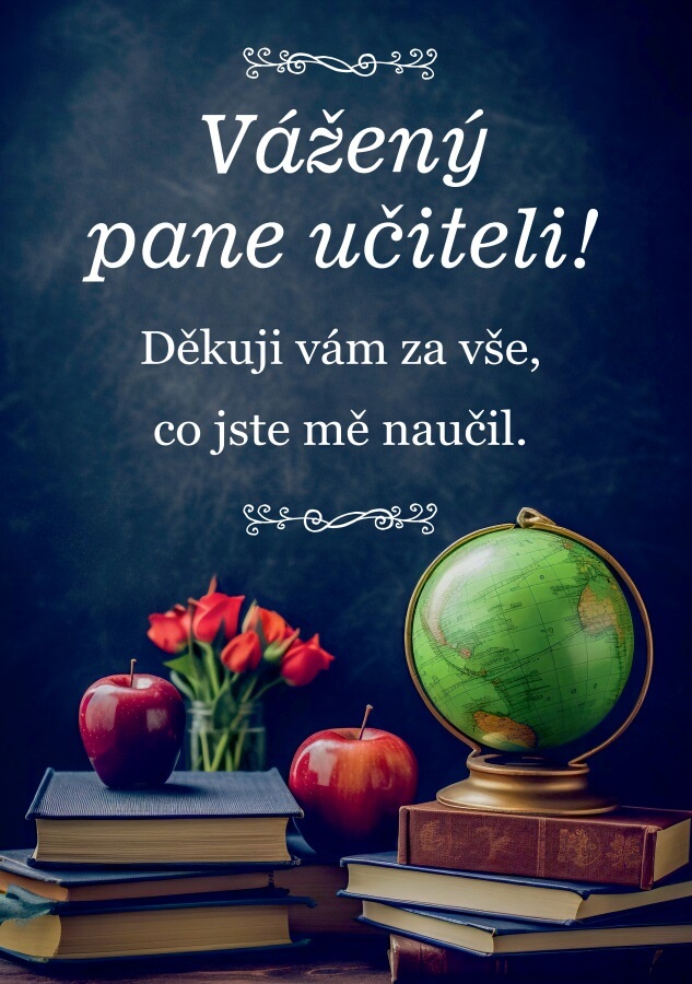 Přání pro pana učitele Globus