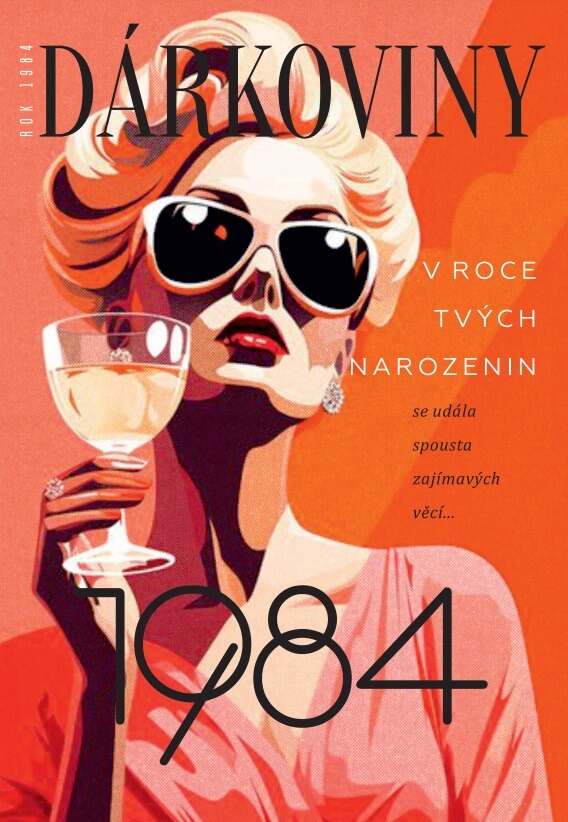 Retro přání z roku 1984 noviny