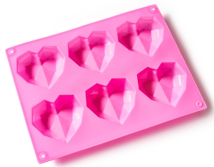 Forma na muffiny 3D srdíčka