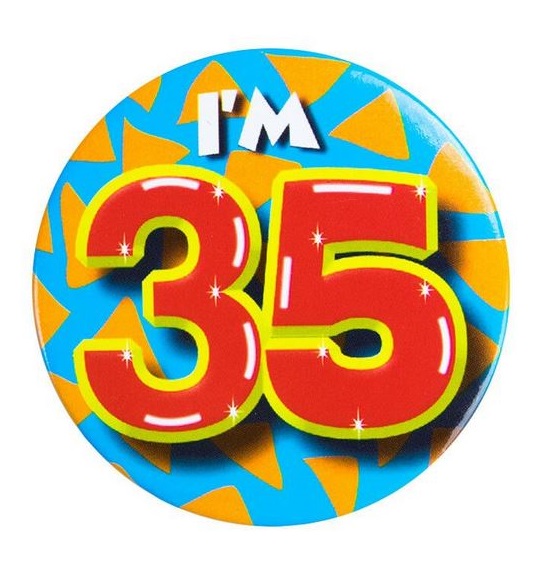 Narozeninová placka 35