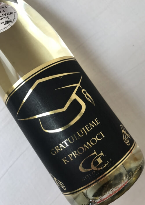 Zlaté šumivé k promoci