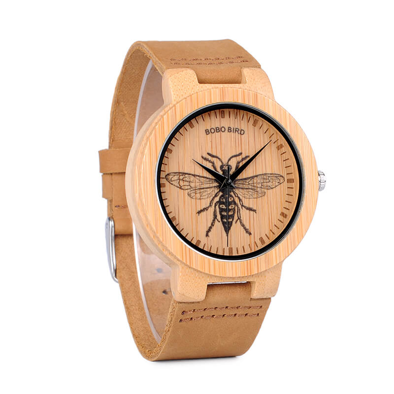 Dřevěné hodinky Quentin