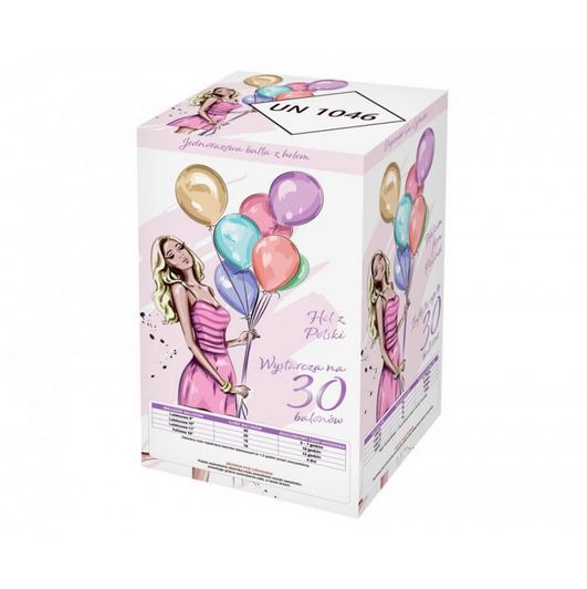 Helium na 50 balónků
