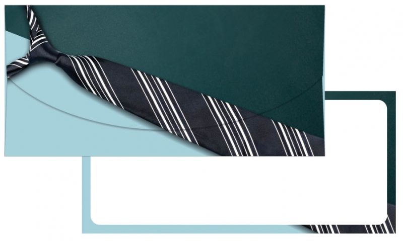 Obálka na peníze kravata