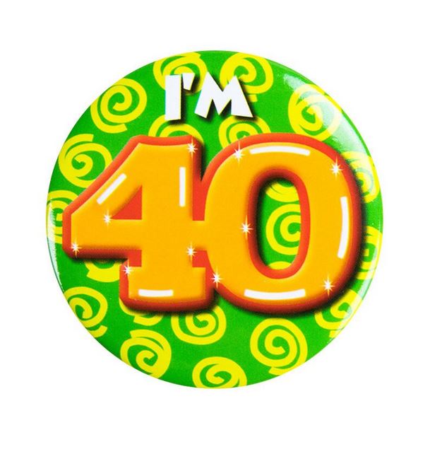 Narozeninová placka 40