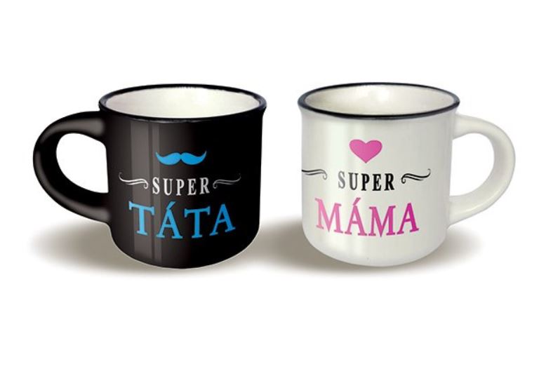Párové mini hrníčky pro rodiče