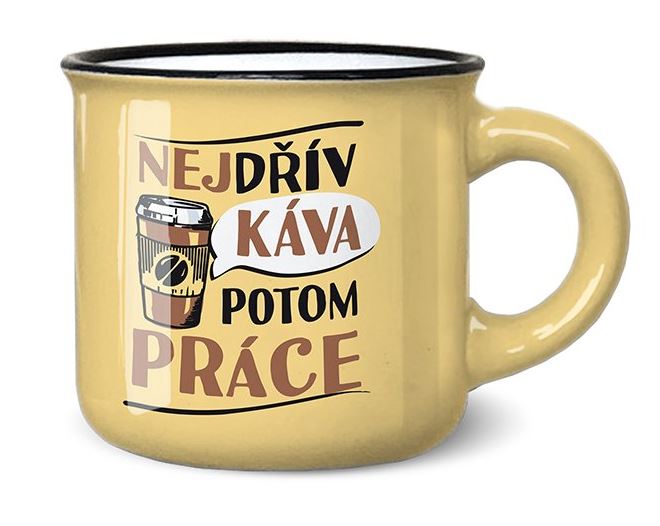 Mini hrníček Nejdřív káva