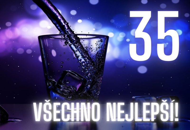 Kartička k narozeninám 35