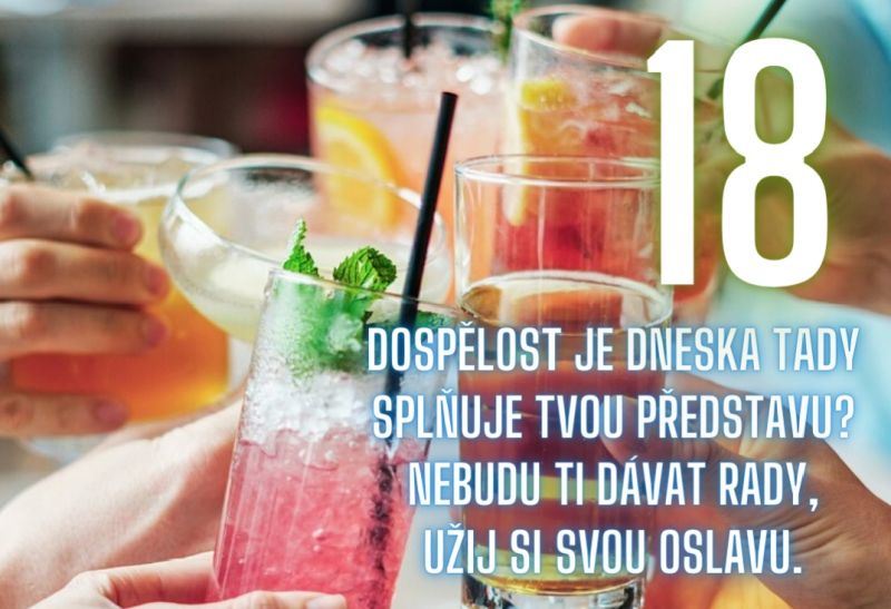 Vtipné přání k narozeninám - 18 let