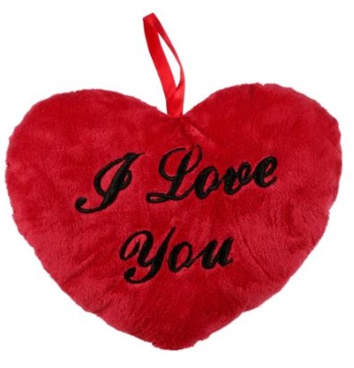 Plyšové mini srdíčko I Love you