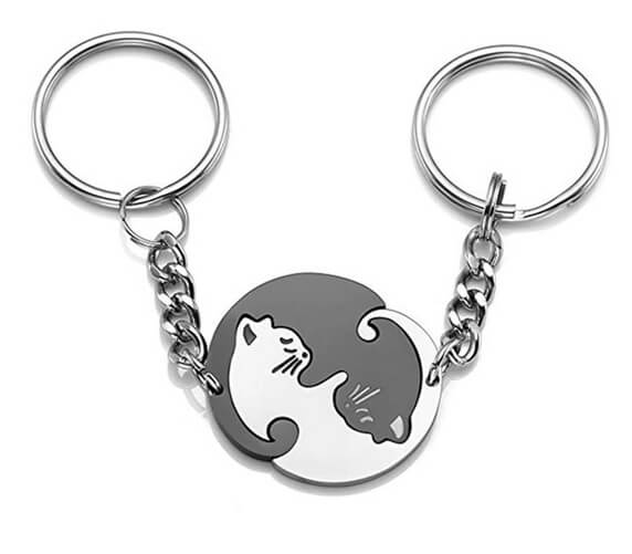 Jin a jang přívěšek kočky