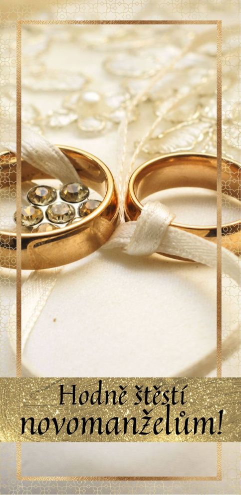 Svatební čokoláda Hodně štěstí