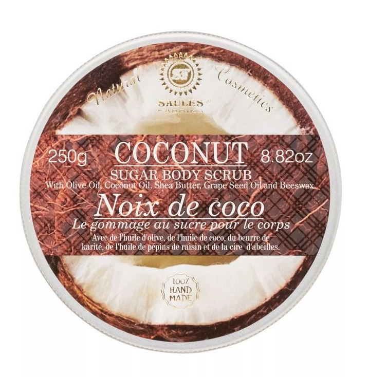 Tělový peeling s cukrem Kokos