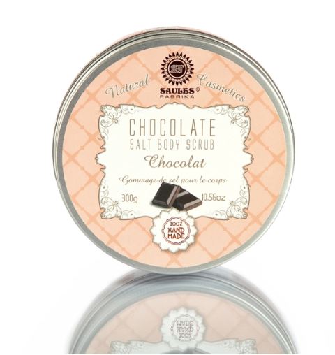 Tělový peeling s mořskou solí Čokoláda