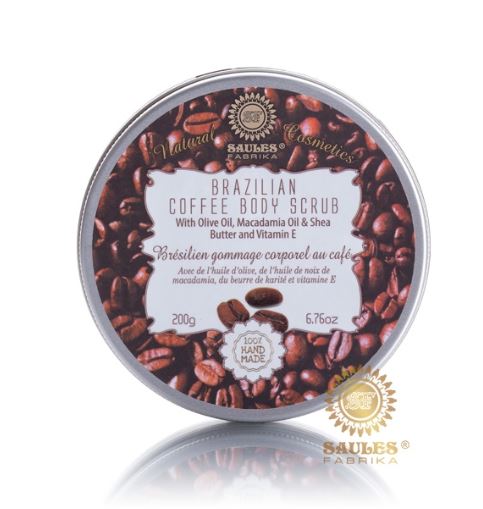Tělový peeling s brazilskou kávou
