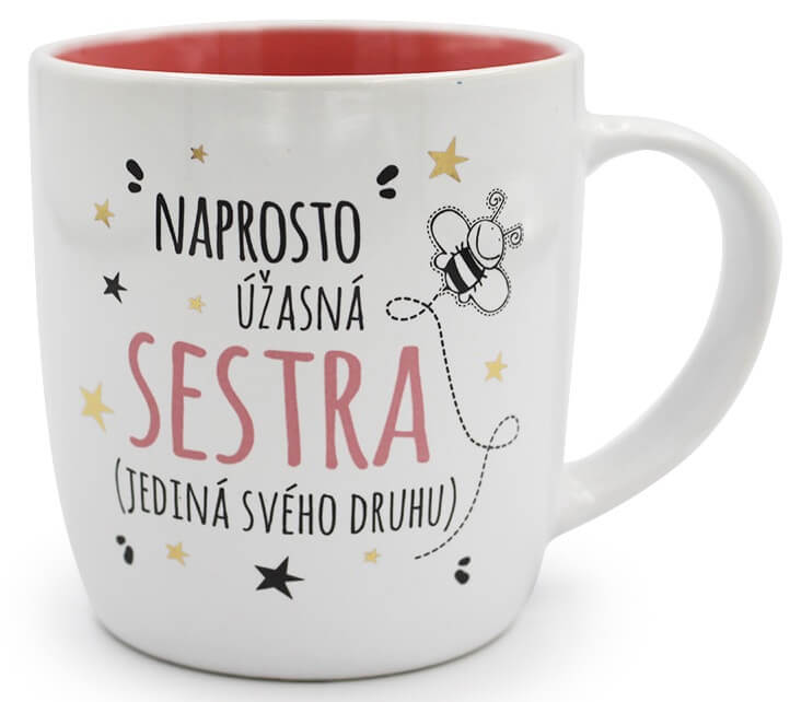 Hrnek naprosto úžasná sestra